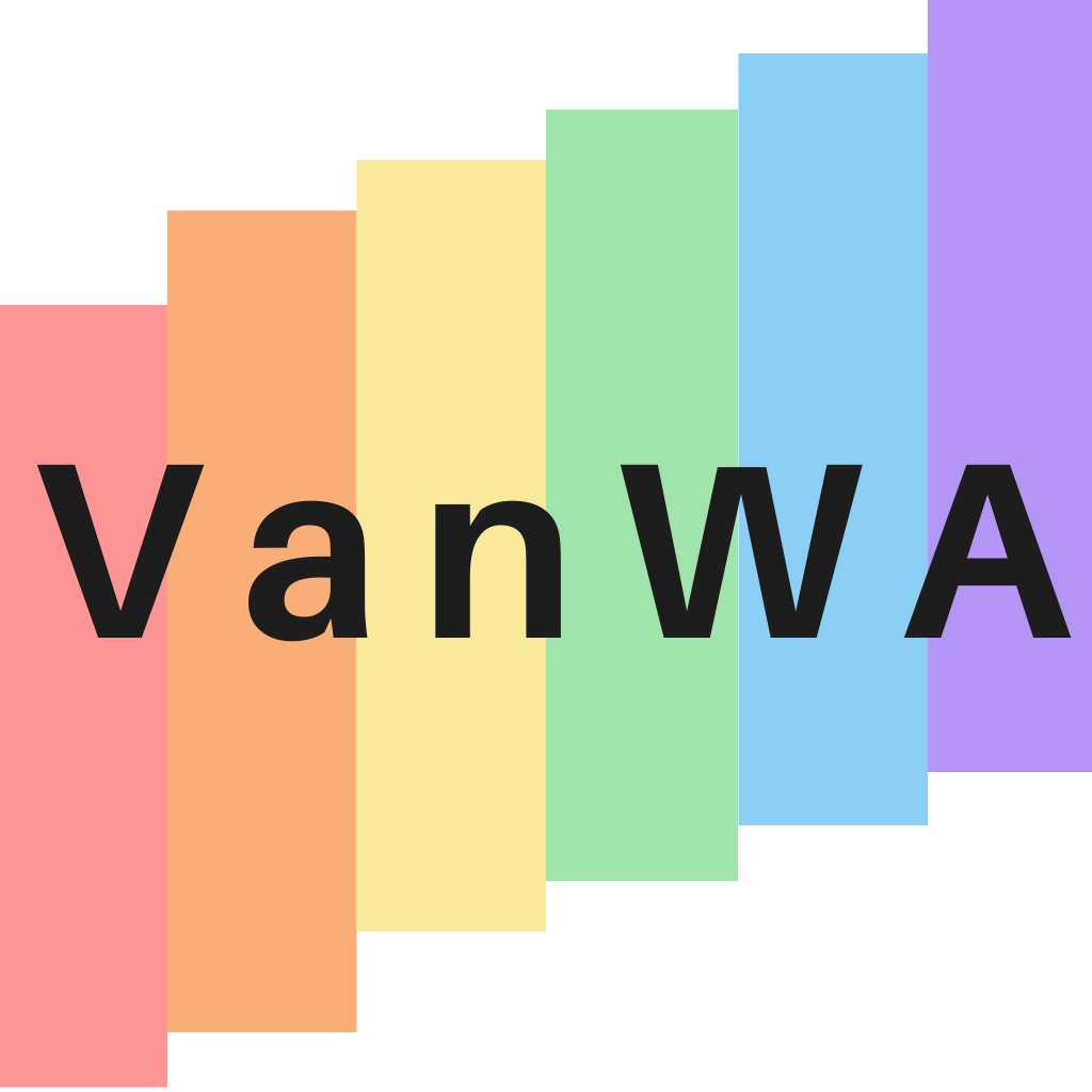 Rainbow with VanWA on it